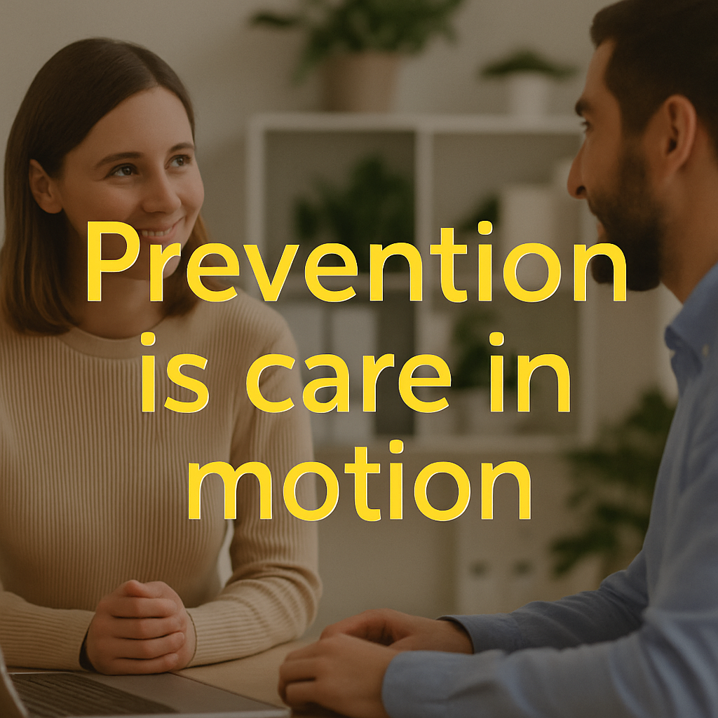 Prevention is care in motion - supportive workplace conversation