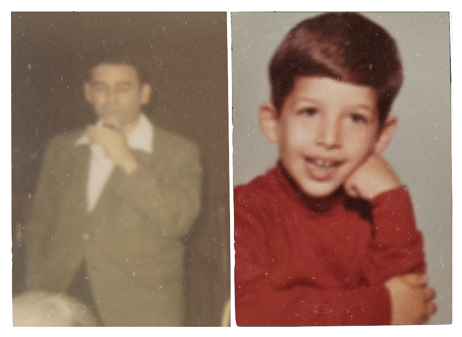 Jeffrey Marks' grandfather and young Jeffrey - the foundational moment that inspired Lollipop's approach to workplace care